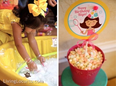  Year  Birthday Party Ideas on Bubbles   Living Locurto   Free Party Printables  Crafts   Recipes