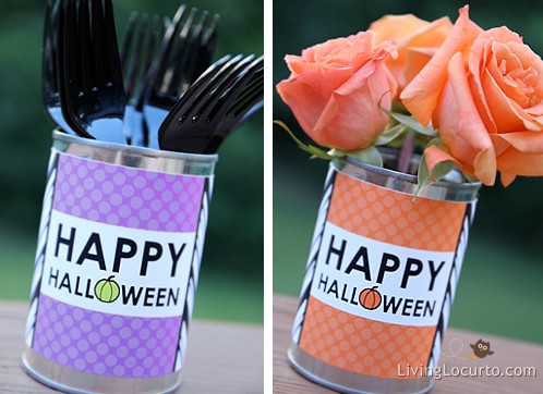 Craft Ideas Halloween on Free Printable Halloween Labels And Place Cards   Living Locurto