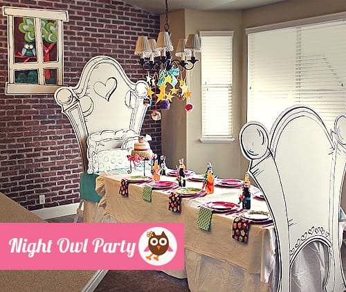 Birthday Party Fun. Night Owl Birthday Party Ideas