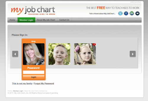 My Job Chart My Job Chart