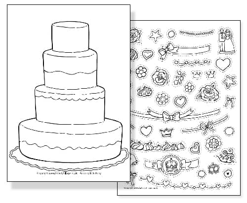 royal wedding cake decorations. Decorate the Wedding Cake