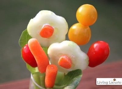 Veggie Flower Bouquet Treat by Living Locurto