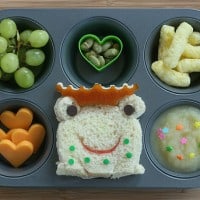 frog muffin tin lunch for kids frog muffin tin lunch for kids