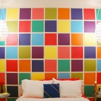 paper mosaic wall