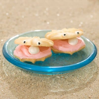 Under the Sea Cute Clam Cookies Under the Sea Cute Clam Cookies