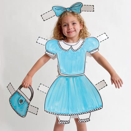 Halloween Costumes  on Paper Doll Costume Via Family Fun  Idea By Heather At Dollar Store