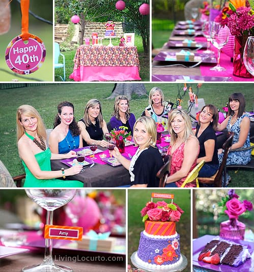 40th Birthday Party Ideas | Living Locurto ~ A DIY Crafts & Party 