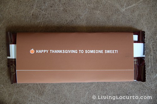 Enjoy this free printable candy bar wrapper for Thanksgiving