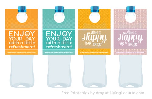 Free Printable Water Bottle Labels
