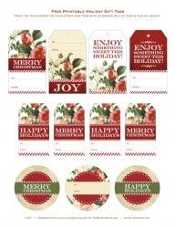Free Printable Holiday Gift Tags Ree Drummond - The Pioneer Woman Holiday TV Show - Free Printable Gift Tags