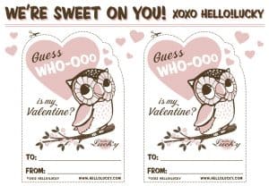 Free Printable Valentines Free Printable Valentines