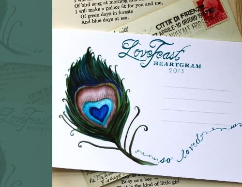 LoveFeast Valentine Card LoveFeast Valentine Card