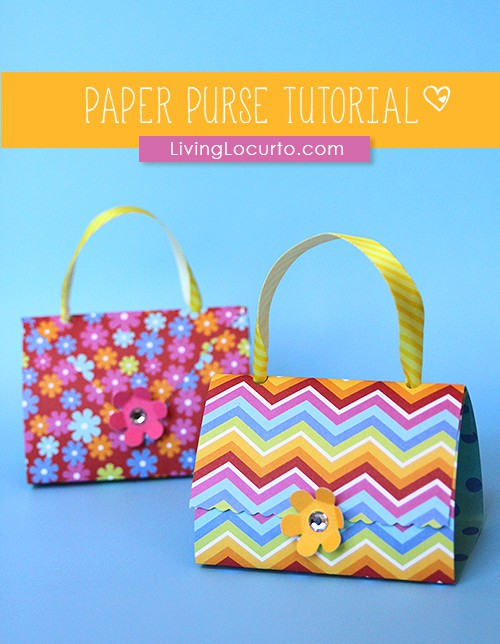 Purse Party Favors - Paper Craft Tutorial