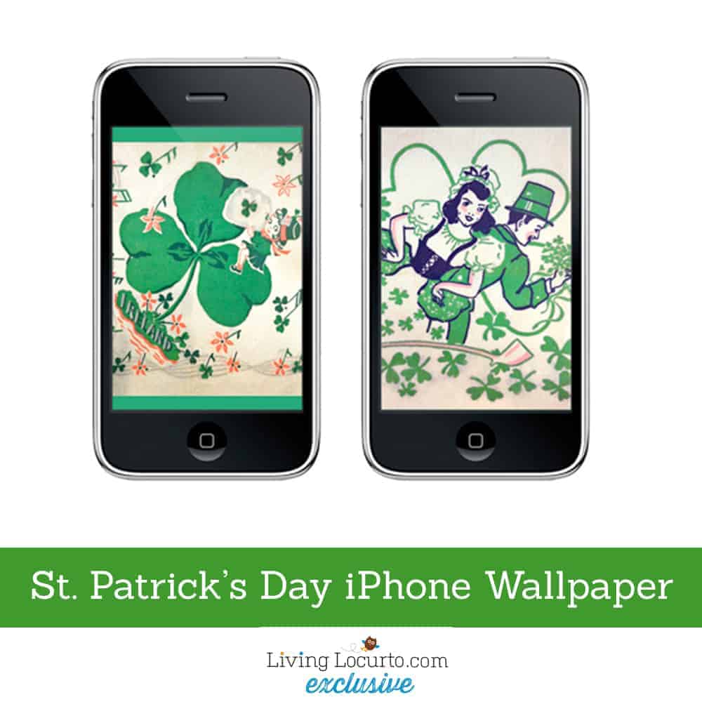 Vintage St. Patricks Day Free iPhone Wallpaper. LivingLocurto.com Vintage St. Patricks Day Free iPhone Wallpaper. LivingLocurto.com