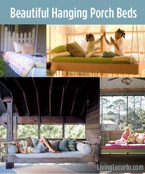 Hanging Porch Swing Beds