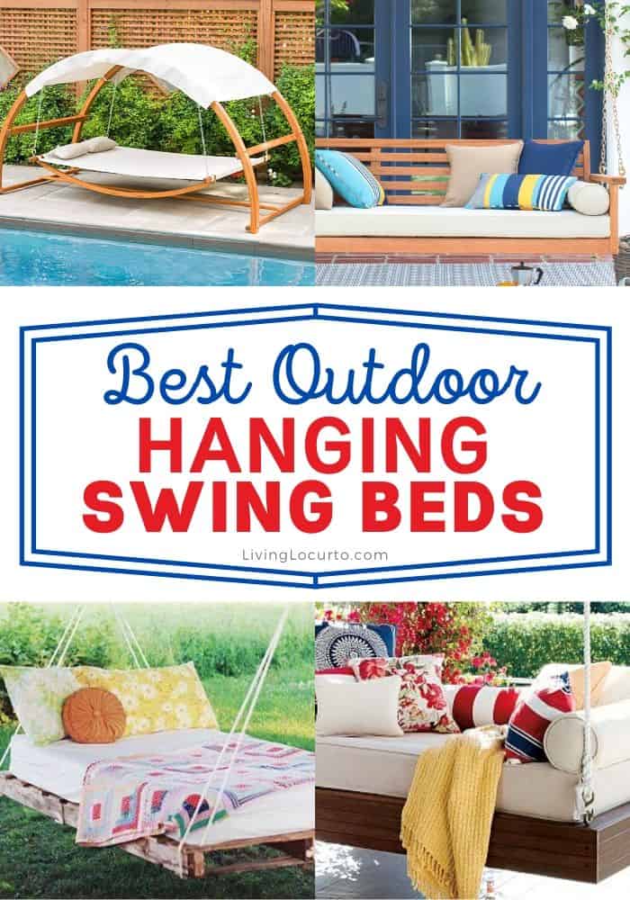 15 Best Hanging Swing Beds Home Decor, Outdoor Swing Beds