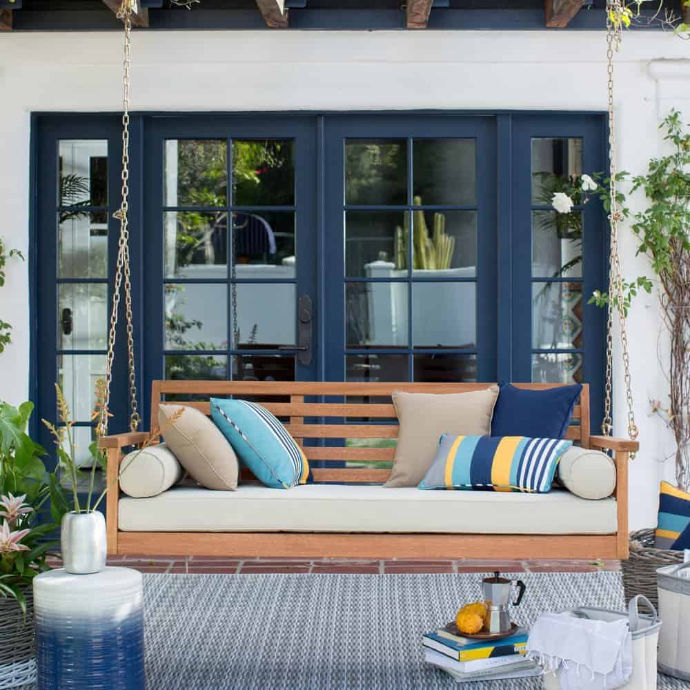 15 Beautiful Hanging Swing Beds - Porch swing bed 15 Beautiful Hanging Swing Beds - Porch swing bed
