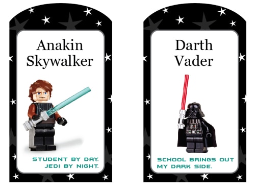 Free Printable Star Wars Lego Tags