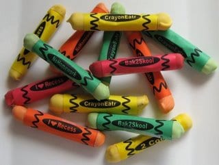 crayons -Back to School Free Printables - fun food