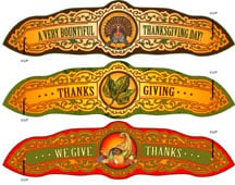 Free Printable Thanksgiving Napkin Rings by The Toy Maker