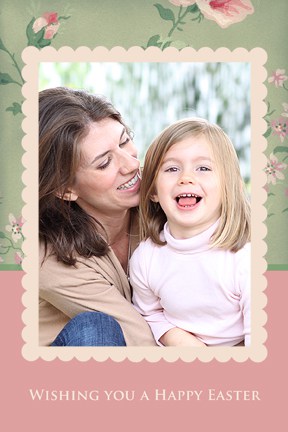 Free Easter Photo Card Template