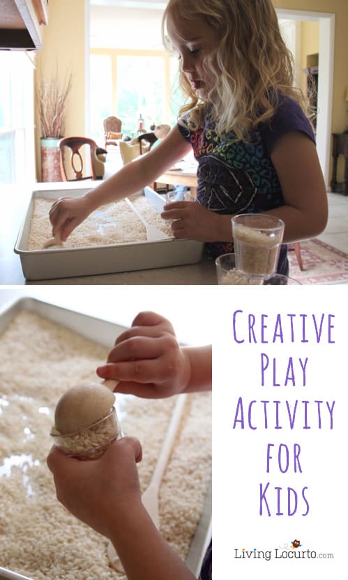 Playing with Rice – Creative Activity for Kids