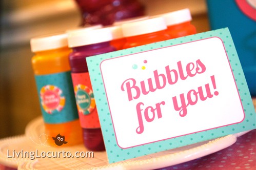 Bubble Birthday Party Ideas by Amy Locurto at LivingLocurto.com