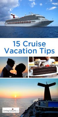 15 Cruise Vacation Tips! Great for first time cruisers.
