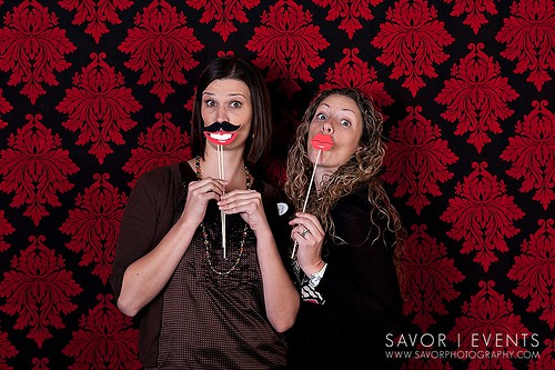 Free Printable Lips & Mustache Photo Props by Amy Locurto http://LivingLocurto.com 