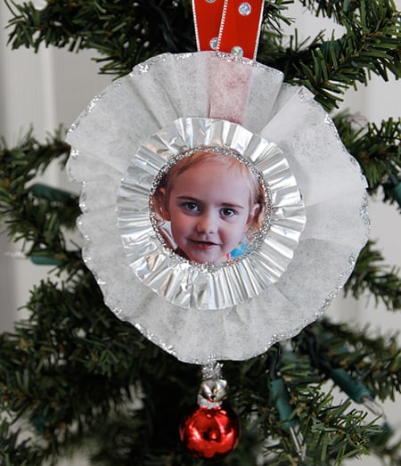 DIY Photo Christmas Ornament Craft