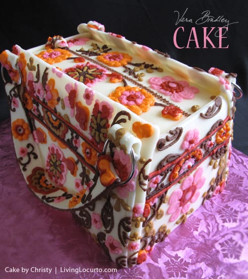 Vera Bradley Handbag Cake