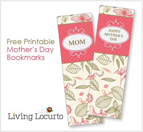 Mothers Day Free Printable Bookmarks