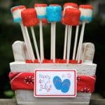 Forth of July - Marshmallow Pops
