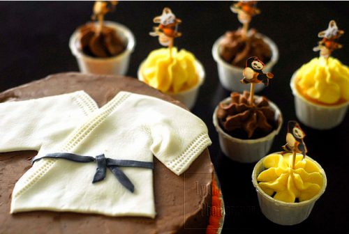Kung Fu Panda Cake & Cupcakes