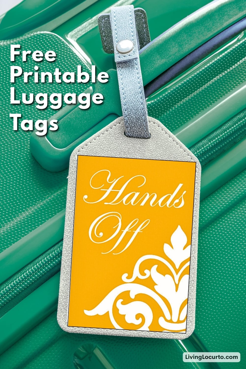 Free Printable Luggage Tags Living Locurto