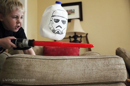 Fun Star Wars Repurposed Craft for Kids! LivingLocurto.com