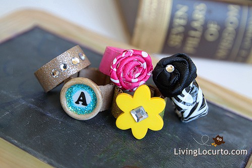hart Steen Coöperatie How to Make Duct Tape & Fabric Rings {DIY Craft}