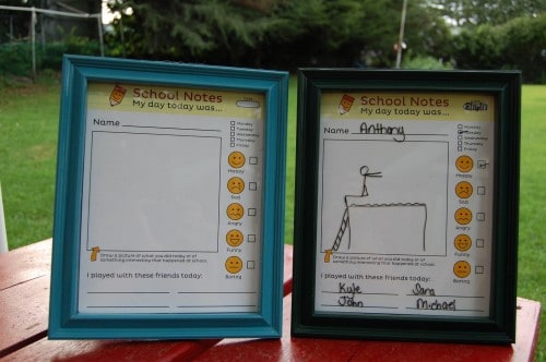 Fun notes to help kids tell you about their day! Back to School Free Printable for kids. LivingLocurto.com