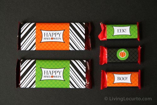 Free Halloween Candy Bar Wrappers {Printable}