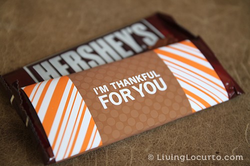 Free Printable Thanksgiving Candy Bar Wrapper