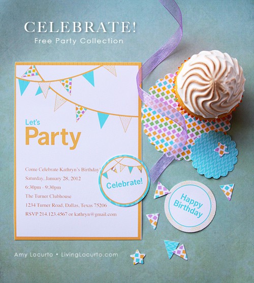 Free Party Printables – Celebrate Collection