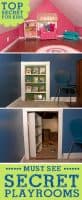 Discover three creative and fun ways to turn extra spaces in your home into magical secret rooms your kids will love.