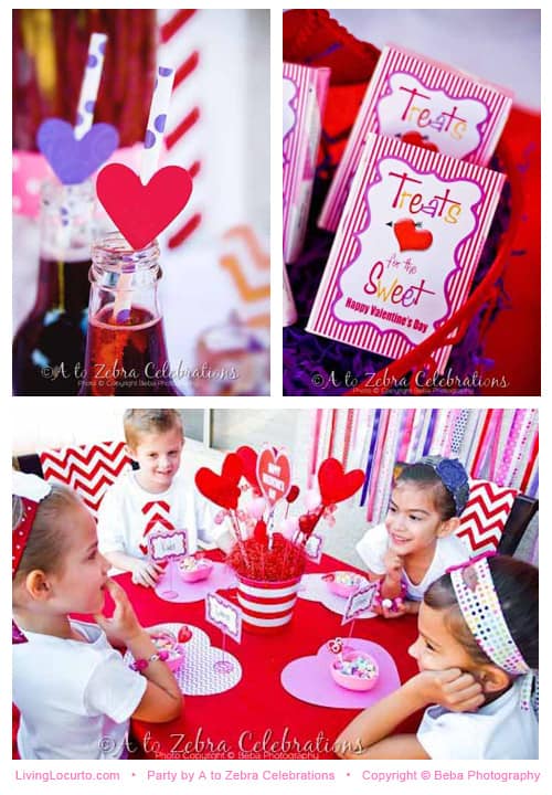 Valentines Day Party Ideas with Cute Free Party Printables.