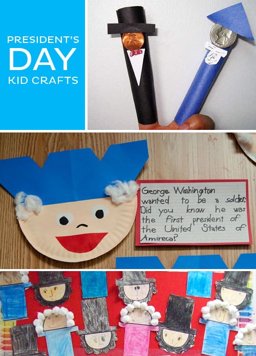 Help kids learn about American history with these fun President's Day Kid Craft Ideas.