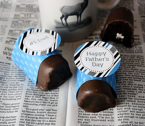 Fathers Day free Printables & chocolate recipe