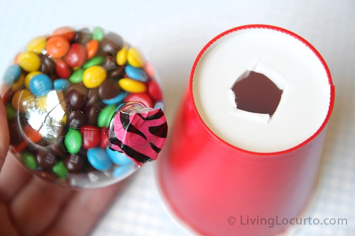 Candy Gumball Machine Party Favors by Amy Locurto at Living Locurto