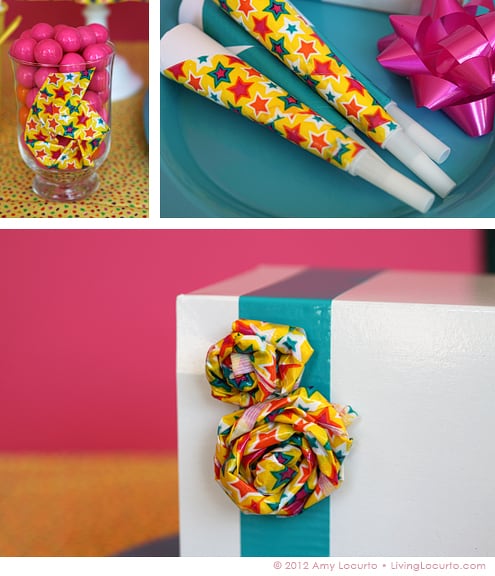 Party Ideas - Decorating with Duct Tape by Amy Locurto at LivingLocurto.com