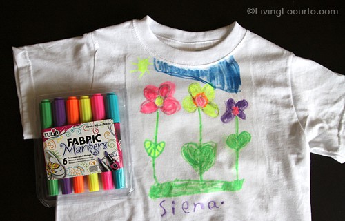 Neon Fabric Markers - Easy Kids Craft- How to Video  Living Locurto