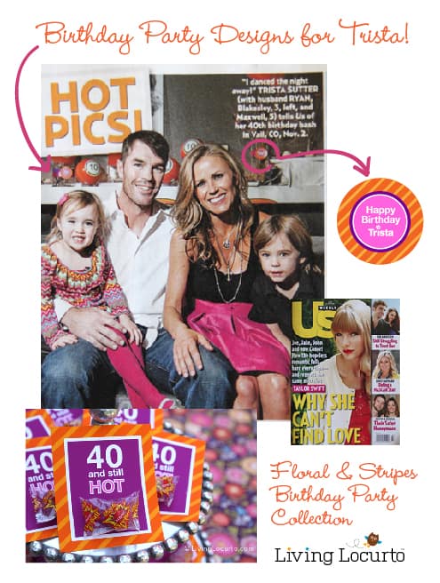 40th Birthday Party Designs for Trista Sutter