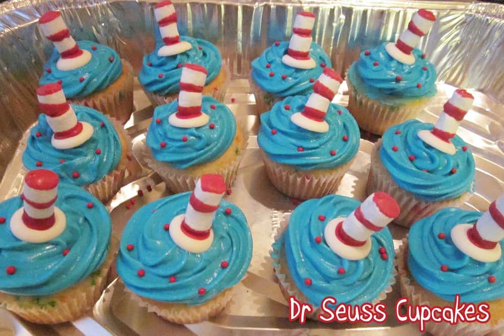  Dr. Seuss Cupcakes by Diddles and Dumplings #LivingCreative